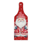 Scandinavische folk Santa Claus Paddle vorm Snijplank (Voorkant)