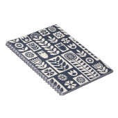 Scandinavische folkkunst naadloos patroon met notitieboek (Rechterzijde)