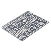 Scandinavische folkkunst naadloos patroon met notitieboek (Linkerzijde)