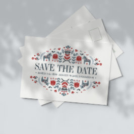 Scandinavische folkkunst | WOORDEN BEWAREN DE DATU Aankondigingskaart