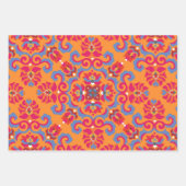 Scandinavische folklapkunst Pattern Wrapping Paper (Voorkant 2)