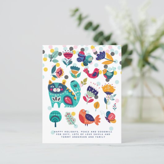 Scandinavische Folklore Kerstvakantie Jaarlijkse B (Staand voorkant)