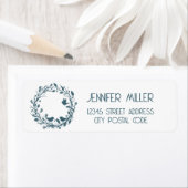 Scandinavische folklore krans etiket (Insitu)