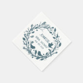 Scandinavische folklore krans servet (Hoek)