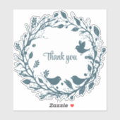 Scandinavische folklore krans sticker (Vel)