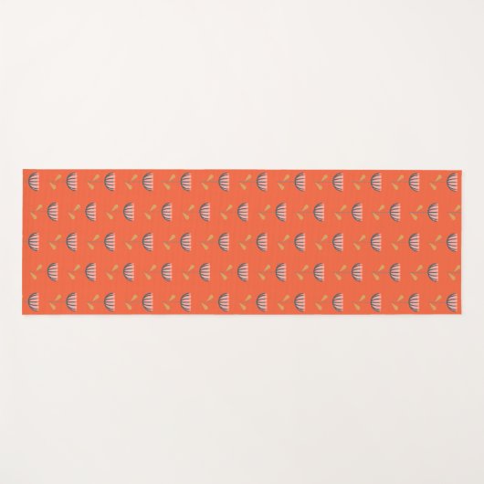 Scandinavische folkstijl Eenvoudige ventilator in  Yogamat (Voorkant (horizontaal))