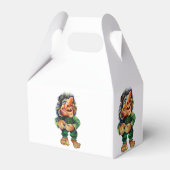 Scandinavische Funny Troll Illustratie Waterverf Bedankdoosjes (Achterkant)