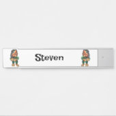 Scandinavische Funny Troll Illustratie Waterverf Deurbordje (Voorkant)