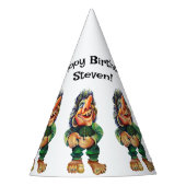 Scandinavische Funny Troll Illustratie Waterverf Feesthoedjes (Voorkant)