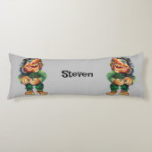 Scandinavische Funny Troll Illustratie Waterverf Lichaamskussen (Voorkant)