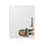 Scandinavische Funny Troll Illustratie Waterverf Notitieblok (Linkerzijde)