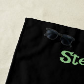 Scandinavische Funny Troll Illustratie Waterverf Strandlaken (In situ)