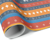 Scandinavische geïnspireerde kerst cadeaupapier (Rol Hoek)