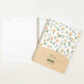 Scandinavische gele bloem planner (Display)