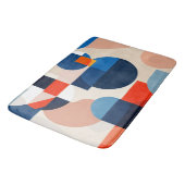 Scandinavische geometrische Abstracte kunst uit he Badmat (Gekanteld)