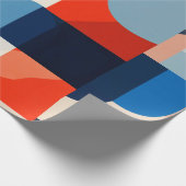 Scandinavische geometrische Abstracte kunst uit he Cadeaupapier (Hoek)