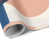 Scandinavische geometrische Abstracte kunst uit he Cadeaupapier (Rol Hoek)