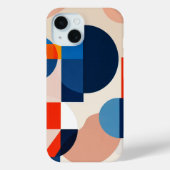 Scandinavische geometrische Abstracte kunst uit he Case-Mate iPhone Case (Achterkant)