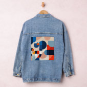 Scandinavische geometrische Abstracte kunst uit he Denim Jacket (Hangar)