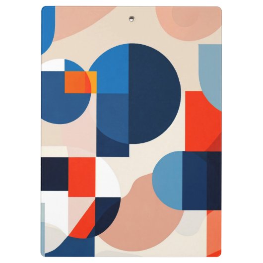 Scandinavische geometrische Abstracte kunst uit he Klembord (Achterkant)