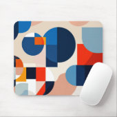 Scandinavische geometrische Abstracte kunst uit he Muismat (Met muis)