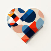 Scandinavische geometrische Abstracte kunst uit he Notitieboek (Achterkant)