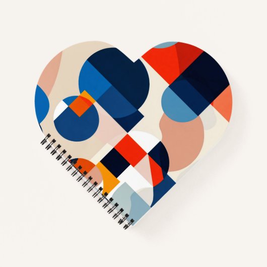 Scandinavische geometrische Abstracte kunst uit he Notitieboek (Voorkant)