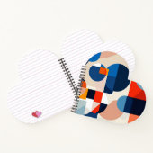 Scandinavische geometrische Abstracte kunst uit he Notitieboek (Binnen)