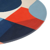 Scandinavische geometrische Abstracte kunst uit he Snijplank (Hoek)