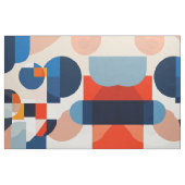 Scandinavische geometrische Abstracte kunst uit he Stof (Fat Quarter)