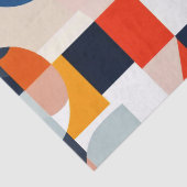 Scandinavische geometrische Abstracte kunst uit he Tissuepapier (Detail)