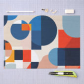 Scandinavische geometrische Abstracte kunst uit he Tissuepapier (Craft)