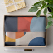 Scandinavische geometrische Abstracte kunst uit he Tissuepapier (Geschenk)