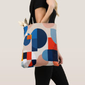 Scandinavische geometrische Abstracte kunst uit he Tote Bag (Dichtbij)