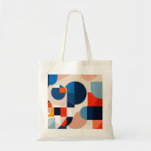 Scandinavische geometrische Abstracte kunst uit he Tote Bag (Voorkant)