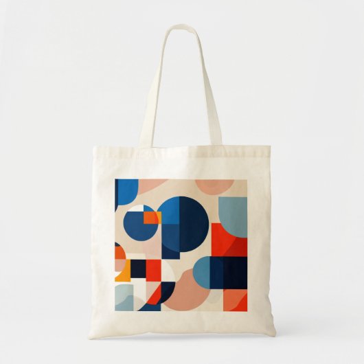 Scandinavische geometrische Abstracte kunst uit he Tote Bag (Voorkant)