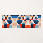 Scandinavische geometrische Abstracte kunst uit he Yogamat (Voorkant (horizontaal))