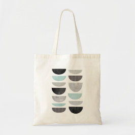 Scandinavische geometrische abstracte moderne canv tote bag