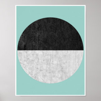 Scandinavische, geometrische posters afdrukken in