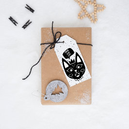 Scandinavische gezegde vrede, liefde, vreugde cadeaulabel