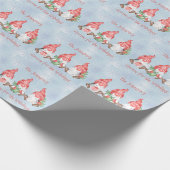 Scandinavische gnoom voor de Feestdagen Gepersonal Cadeaupapier (Hoek)