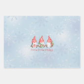 Scandinavische gnoom voor de feestdagen inpakpapier vel (Voorkant 2)