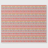 Scandinavische grenzen: textielontwerp. cadeaupapier (Vlak)