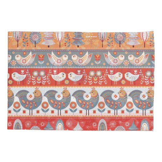 Scandinavische grenzen:  textielontwerp. kussensloop (Achterkant)