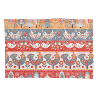 Scandinavische grenzen:  textielontwerp. kussensloop