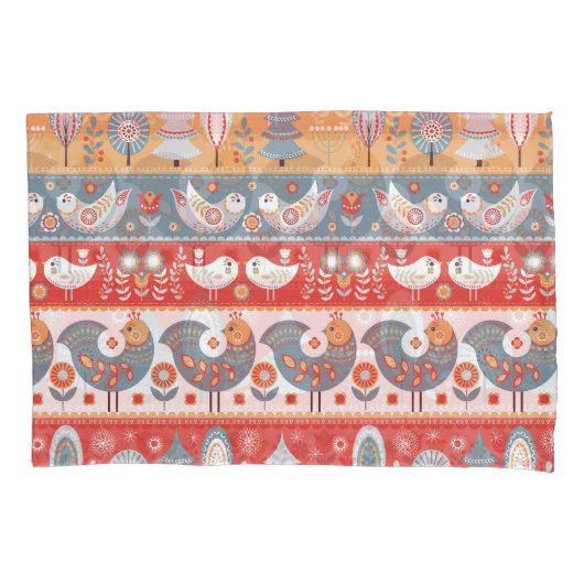 Scandinavische grenzen:  textielontwerp. kussensloop (Voorkant)