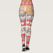 Scandinavische grenzen:  textielontwerp. leggings (Achterkant)