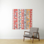 Scandinavische grenzen:  textielontwerp. wandkleed (In Situ (horizontaal))