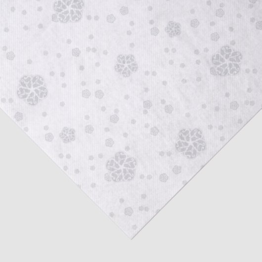Scandinavische grijze en witte folklijn tissuepapier (Detail)