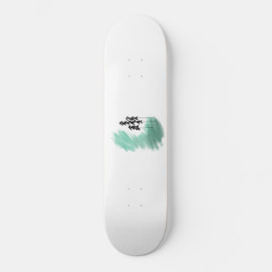 Scandinavische groene boom kunst eenvoudig modern  persoonlijk skateboard